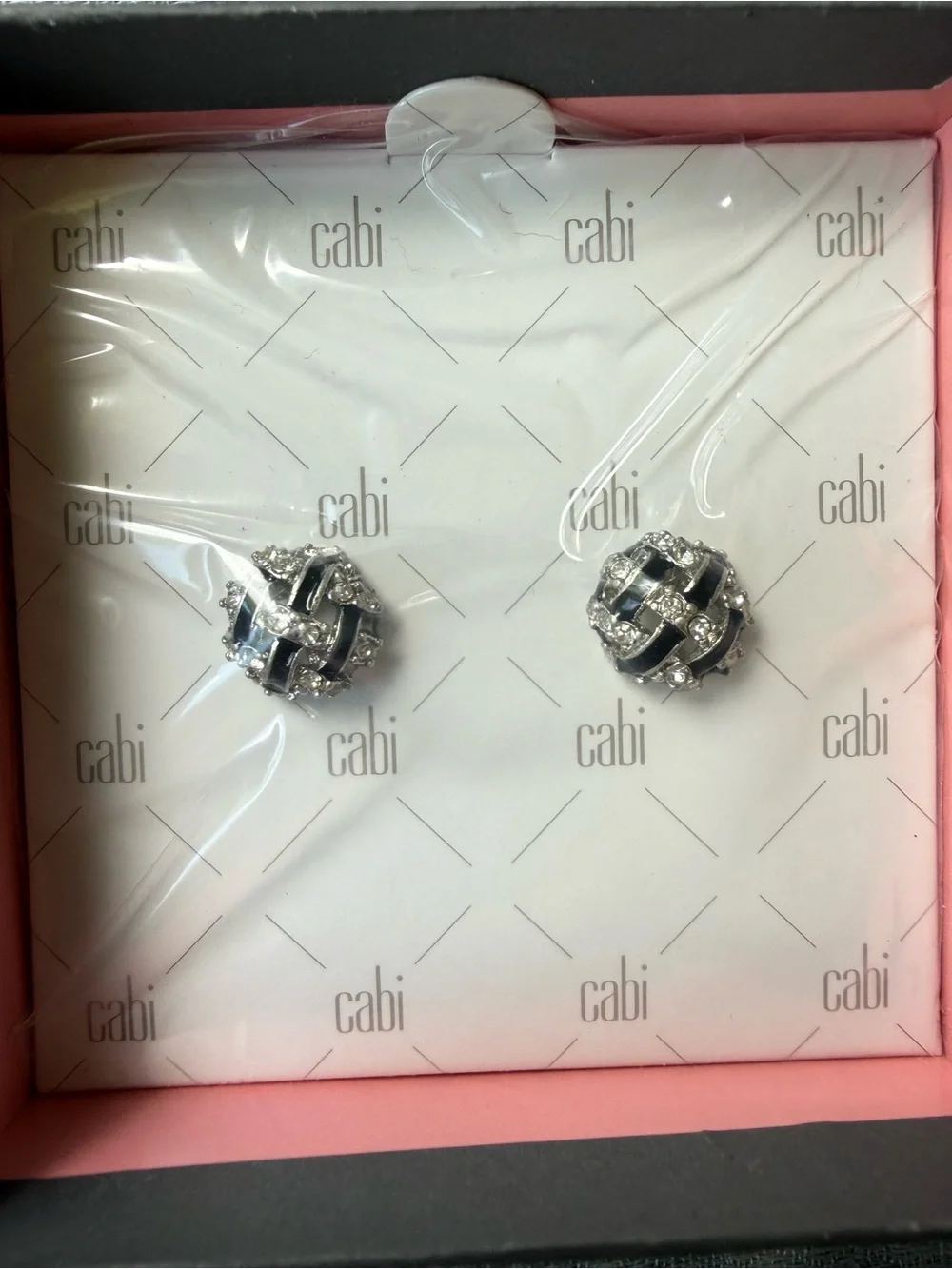 CAbi Silver Twisted Knot Stud Earrings - Picture 3 of 5